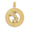 14K LAUDERDALE-BY-THE-SEA FL with Pelican Charm