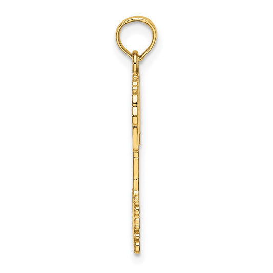 14K TURKS AND CAICOS Palm Tree Charm