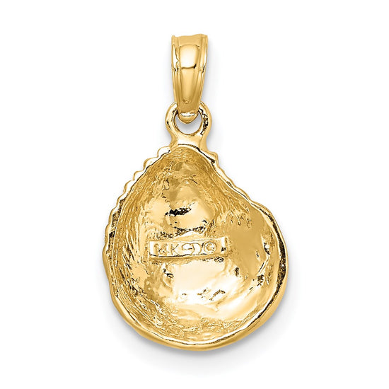 Gold Polished Sea Shell Pendants