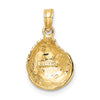 Gold Polished Sea Shell Pendants