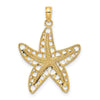Gold Polished Starfish Pendants