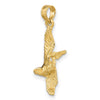 Gold Polished Pelican Pendants