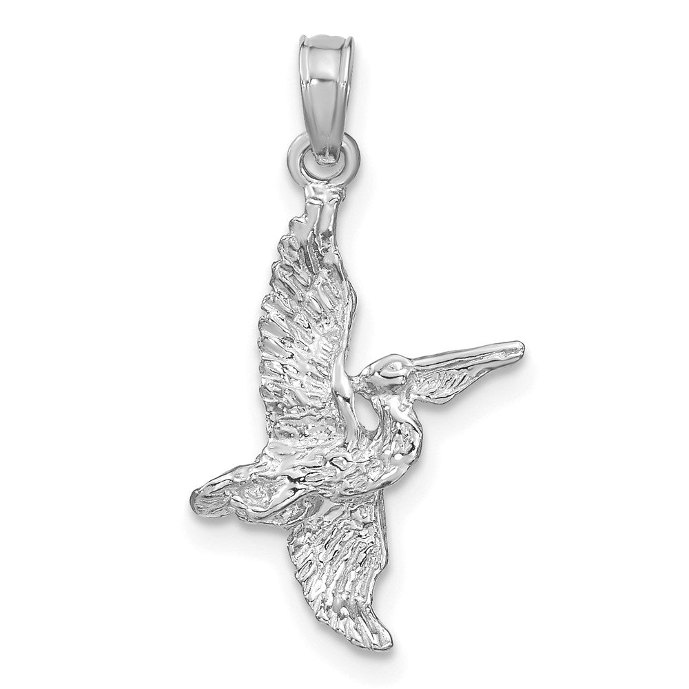 Gold Polished Pelican Pendants