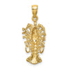 Gold Polished Lobster Pendants