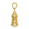 14K 3-D Brant Point Lighthouse Nantucket Harbor Massachusetts Charm