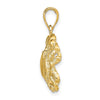 Gold Polished Crab Pendants