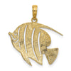 Gold Polished Fish Pendants