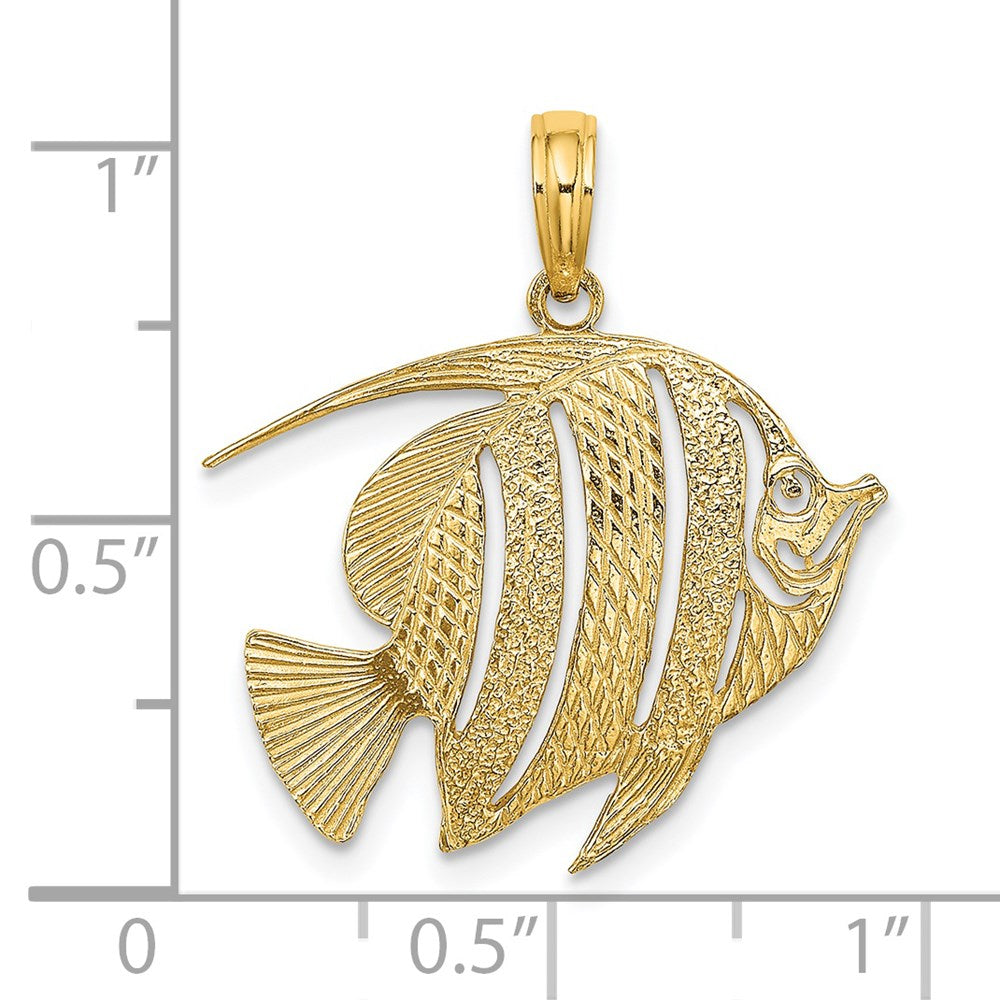 Gold Polished Fish Pendants
