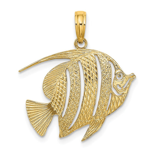 Gold Polished Fish Pendants