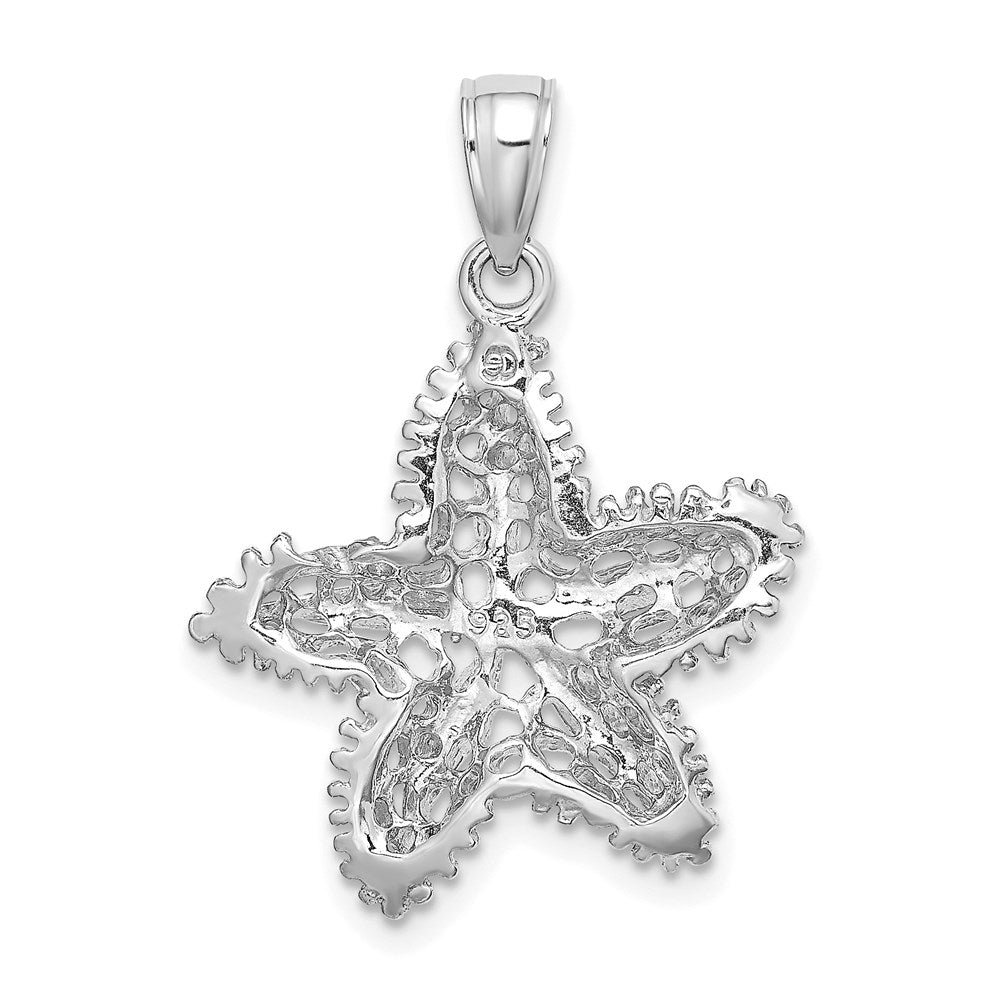 Gold Polished Starfish Pendants