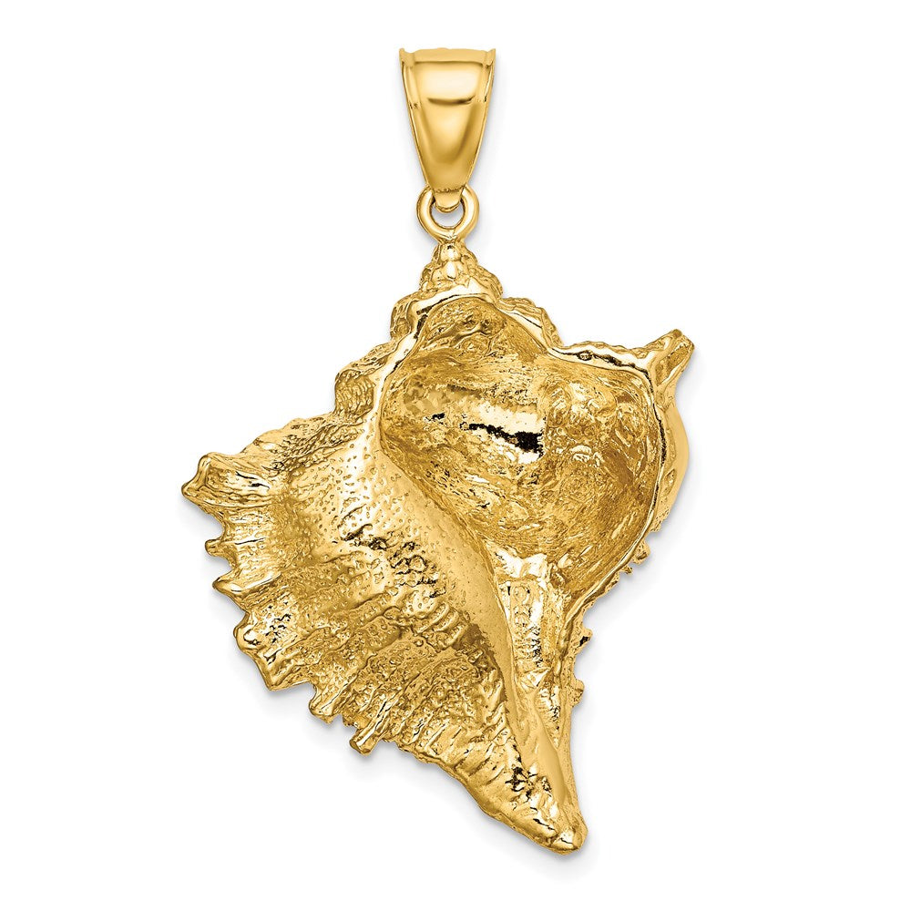 Gold Polished Sea Shell Pendants