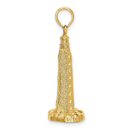 14K 3-D Cape Henlopen Delaware Lighthouse Charm