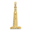 14K 3-D Cape Henlopen Delaware Lighthouse Charm
