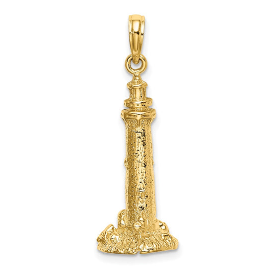 14K 3-D Fenwick Island Delaware Lighthouse Charm