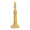14K 3-D Fenwick Island Delaware Lighthouse Charm