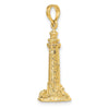 14K 3-D Fenwick Island Delaware Lighthouse Charm