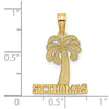 14K ST. THOMAS Under Palm Tree Charm