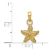 14K Starfish Charm