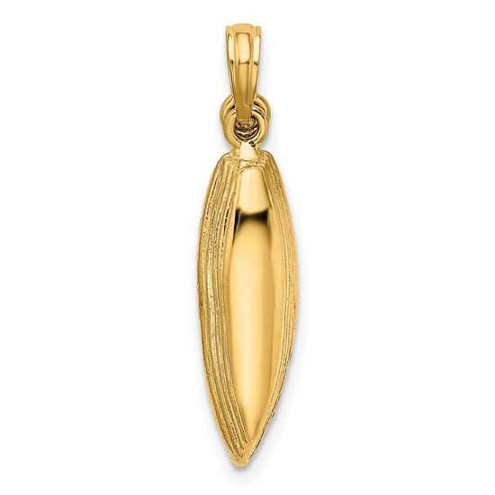 14K 3-D Boat with Dangling Oars Charm