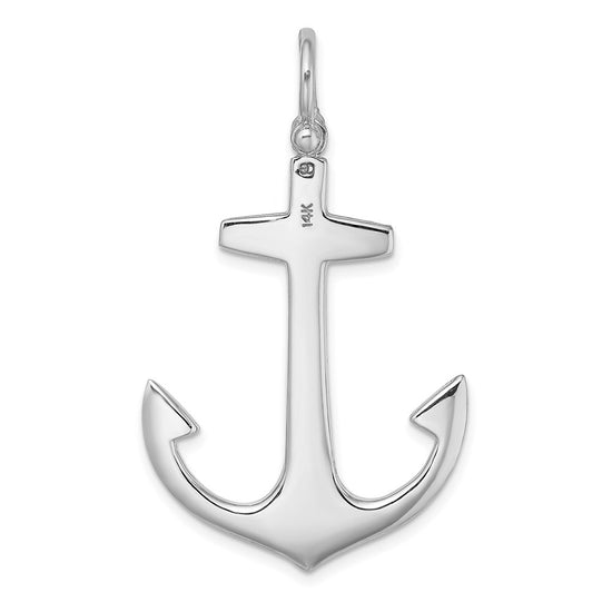 Gold Polished Anchor Pendants