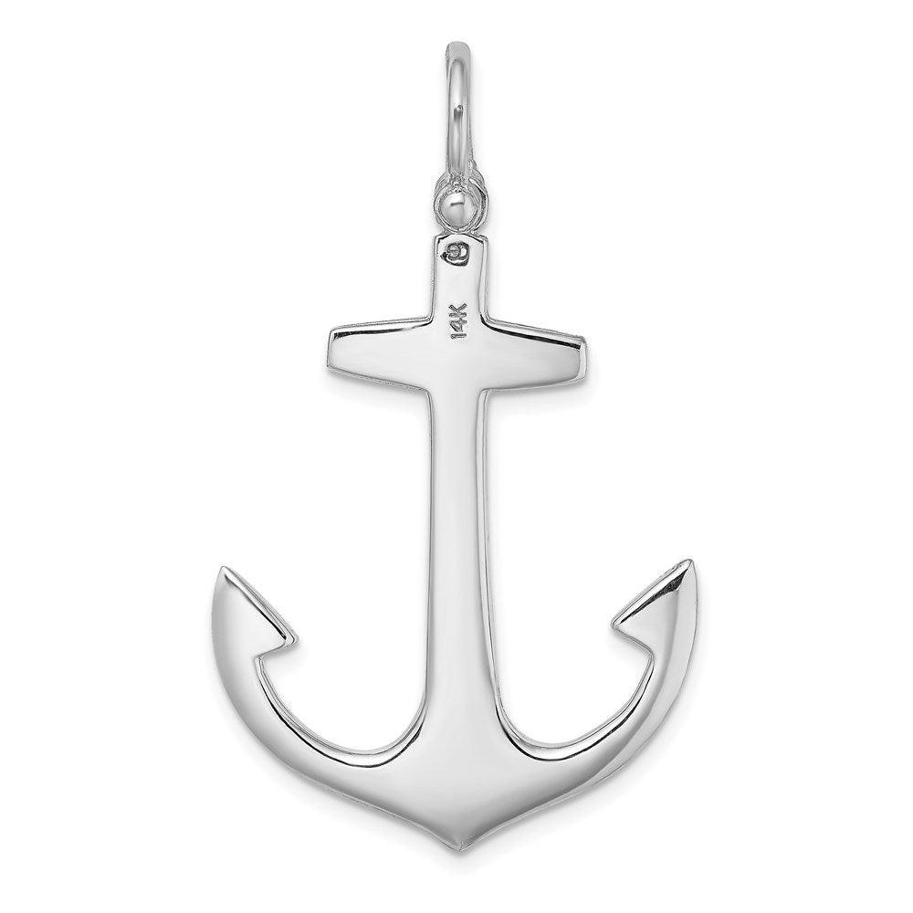 Gold Polished Anchor Pendants