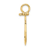 Gold Polished Anchor Pendants