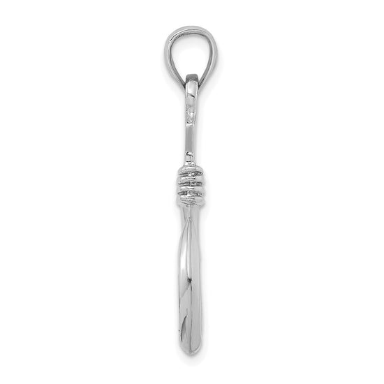 Gold Polished Fish Hook Pendants