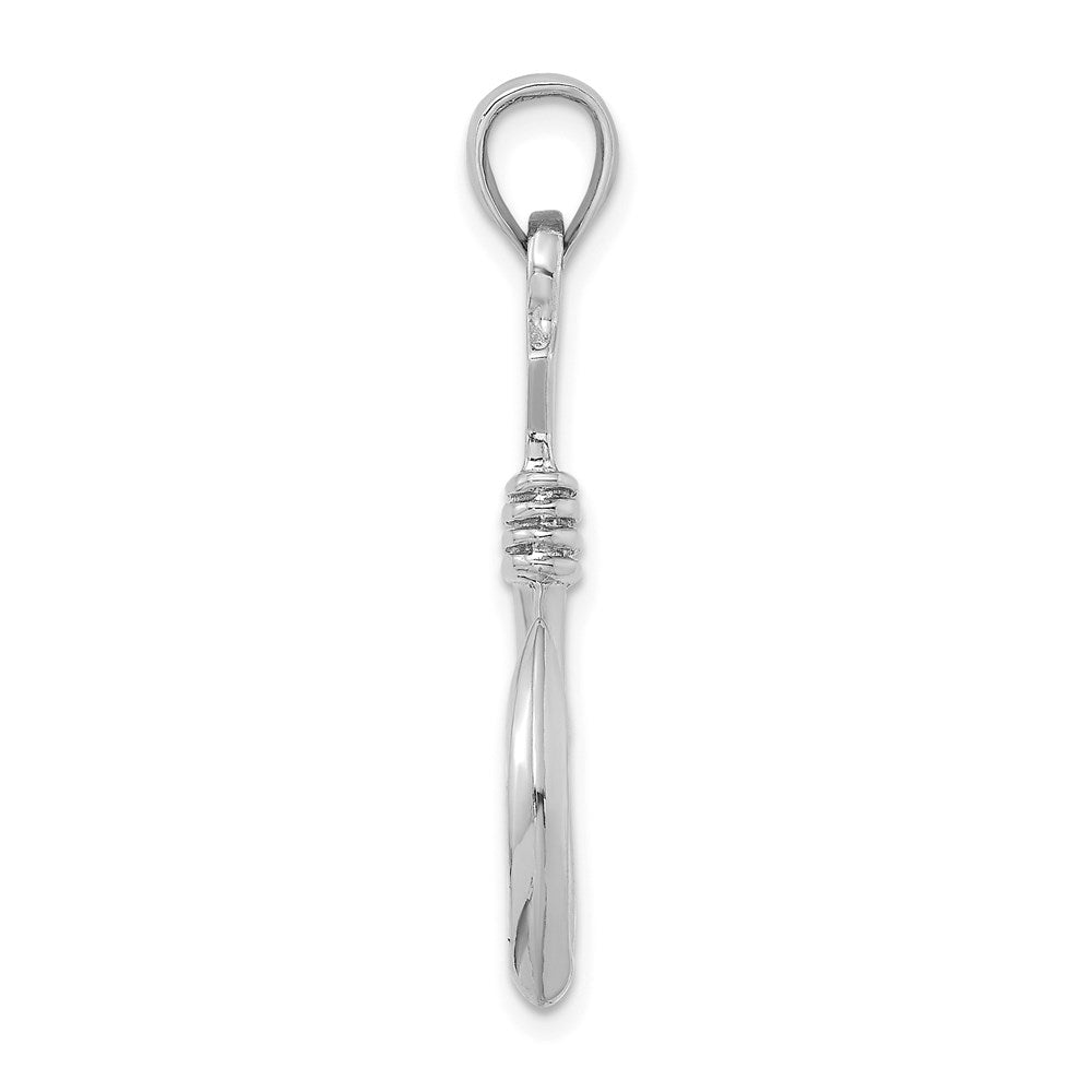 Gold Polished Fish Hook Pendants