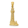 14K 2-D Assateague Island Virginia Lighthouse Charm