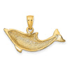 Gold Polished Dolphin Pendants