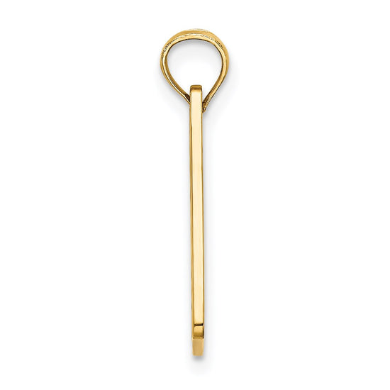 14K Textured FT. MYERS FLORIDA License Plate Charm