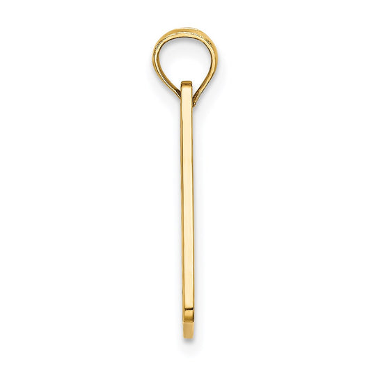 14K Textured FT. MYERS FLORIDA License Plate Charm