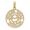 14K LONG BEACH ISLAND with Dolphins Charm