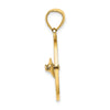 Gold Polished Compass Pendants
