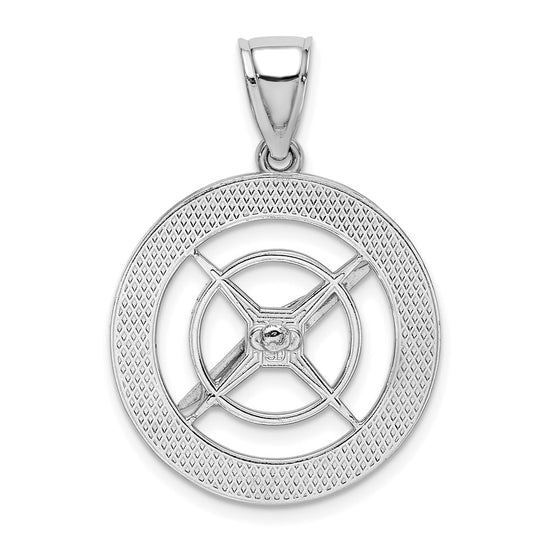 Gold Polished Compass Pendants