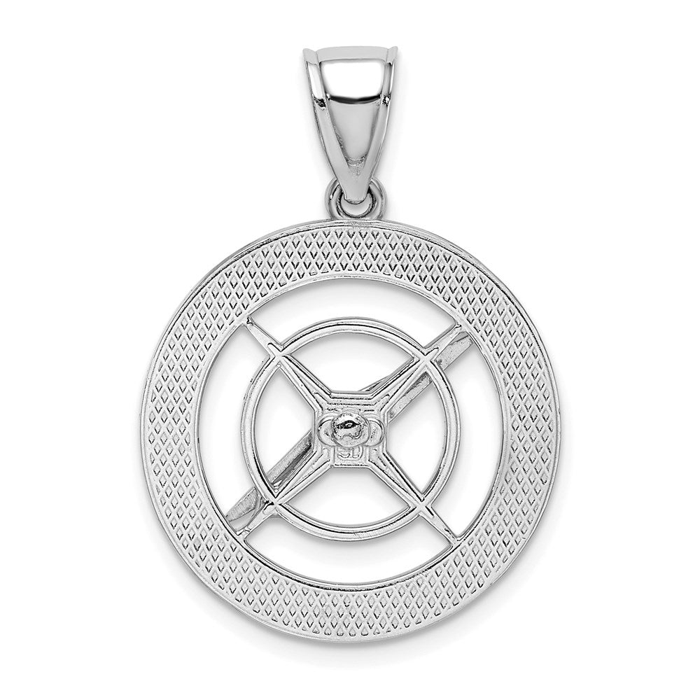 Gold Polished Compass Pendants