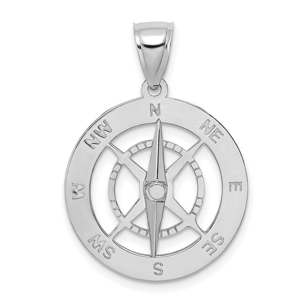 Gold Polished Compass Pendants