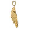Gold Polished Sea Shell Pendants