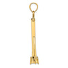 Gold Polished T-bar Anchor Pendants