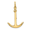 Gold Polished Anchor Pendants