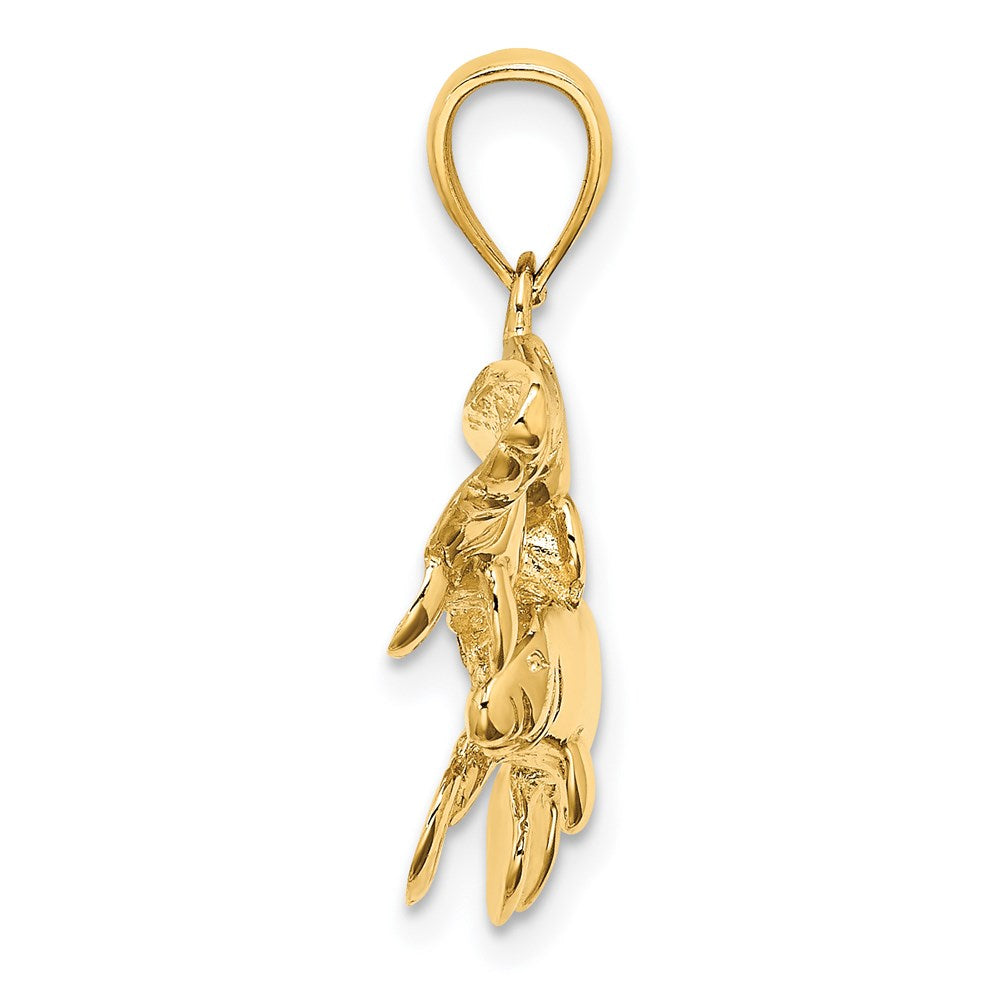 Gold Polished Manatee Pendants