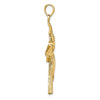 Gold Polished Pelican Pendants
