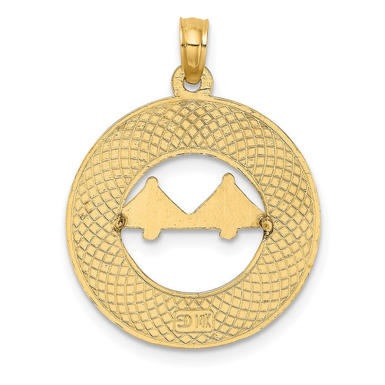 Gold Polished Charleston Pendants