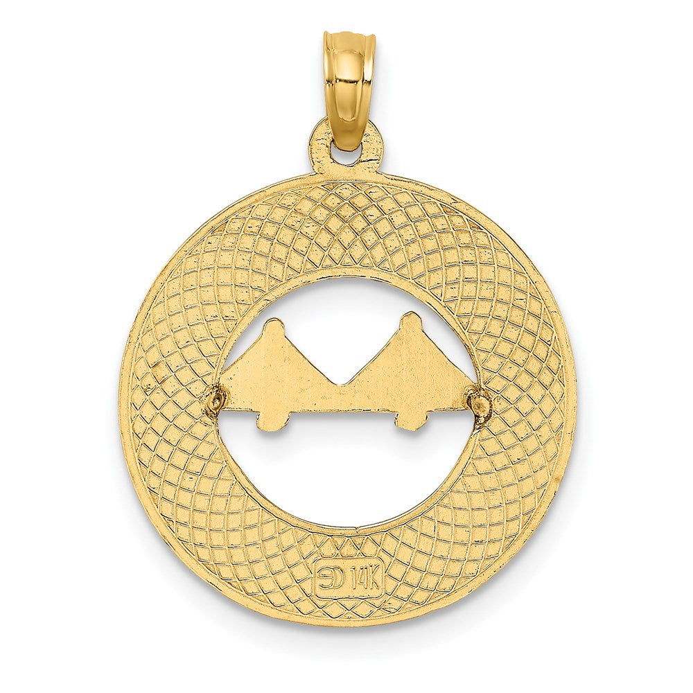 Gold Polished Charleston Pendants