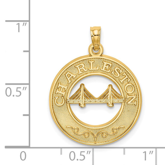 Gold Polished Charleston Pendants