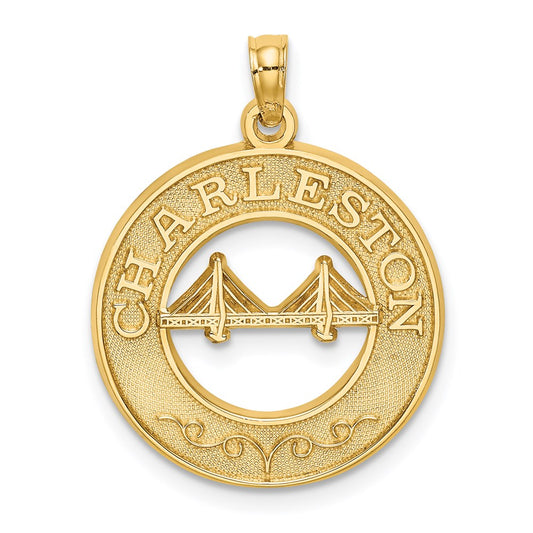 Gold Polished Charleston Pendants