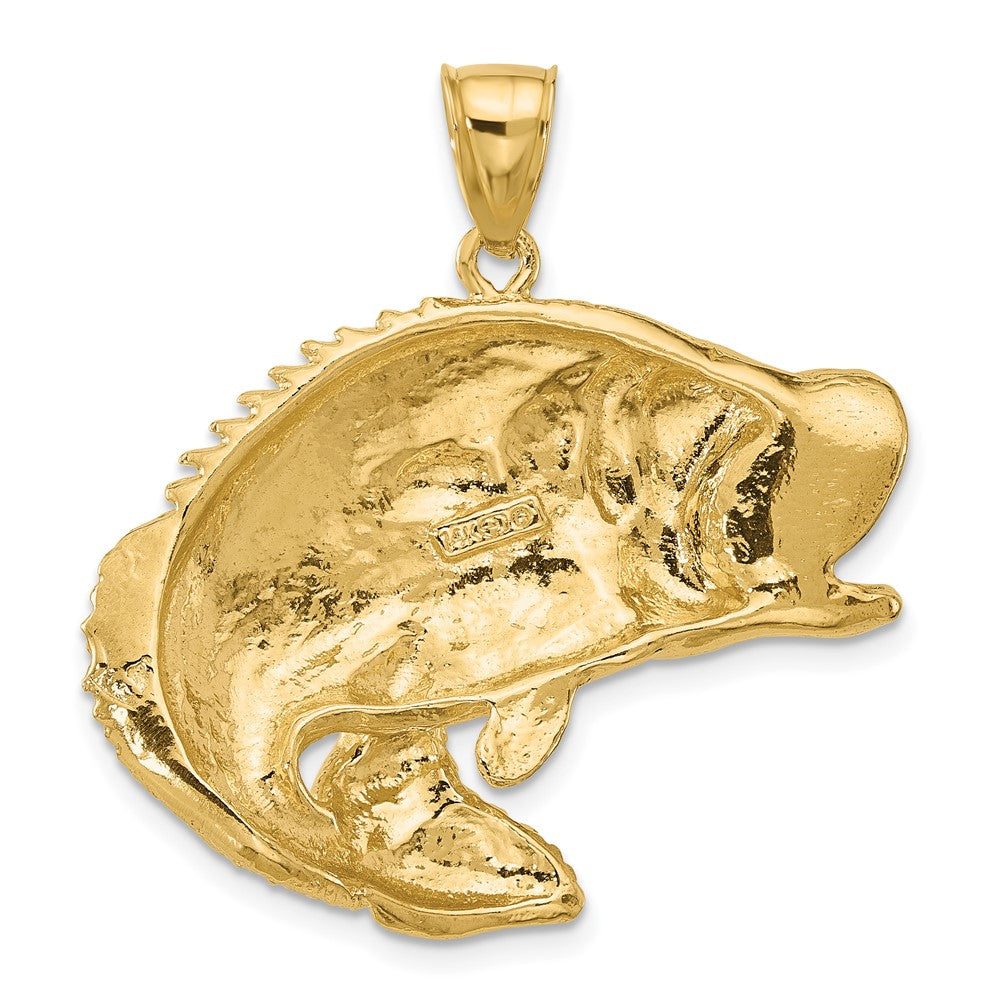 Gold Polished Fish Pendants