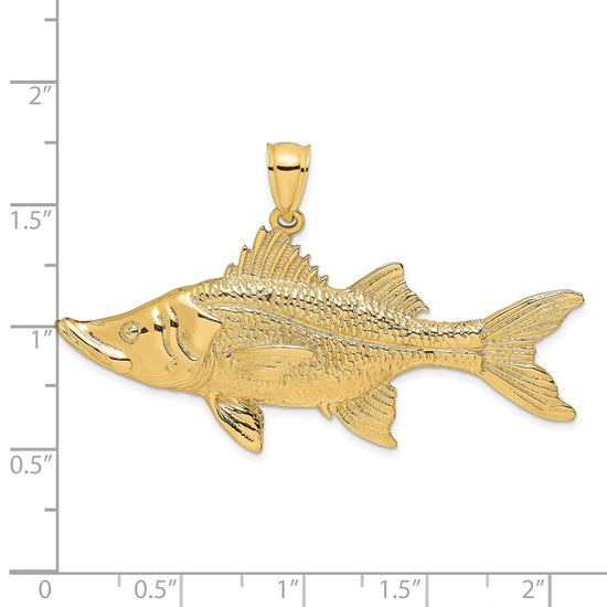 Gold Polished Fish Pendants