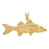 Gold Polished Fish PendantsK
