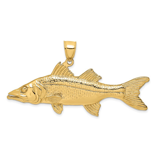 Gold Polished Fish PendantsK